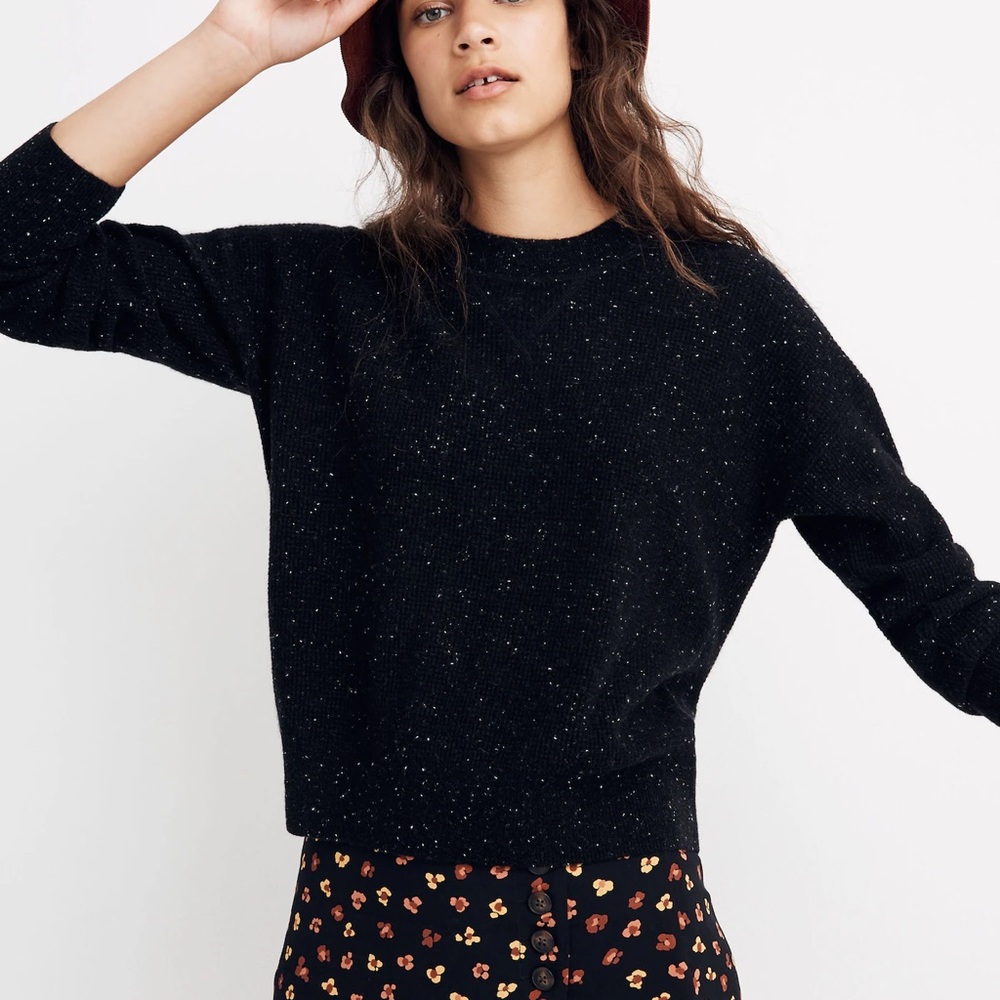 Madewell Black Cashmere sweater